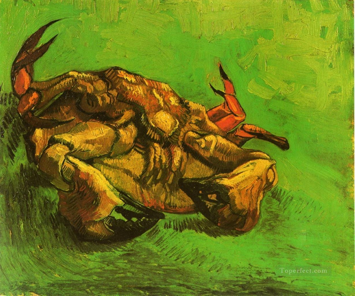 Crab on It s Back Vincent van Gogh Oil Paintings